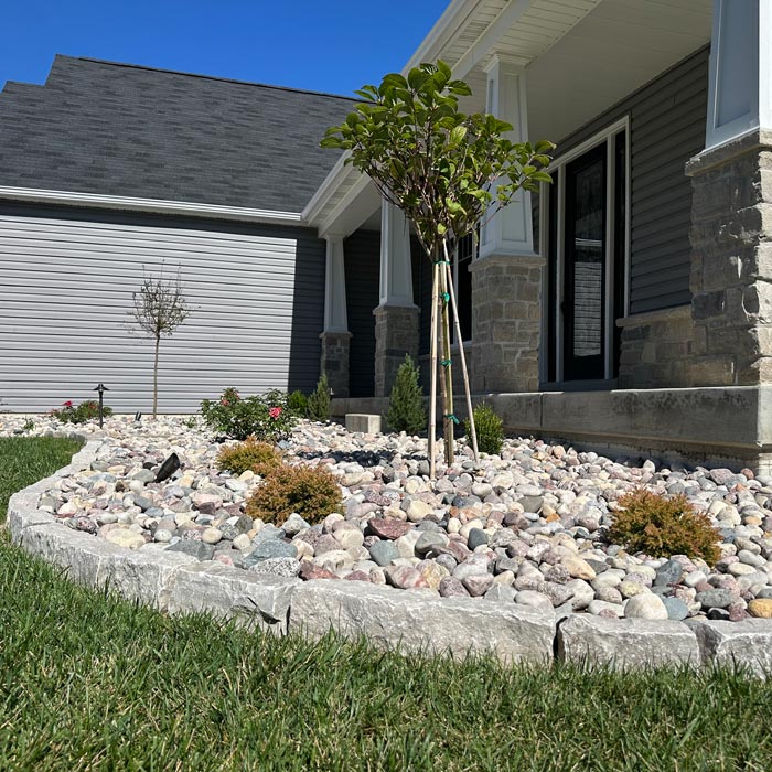 residential landscaping installation